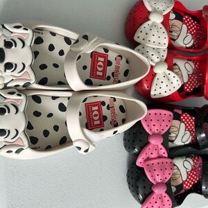 Three pairs of girls shoes, size 9